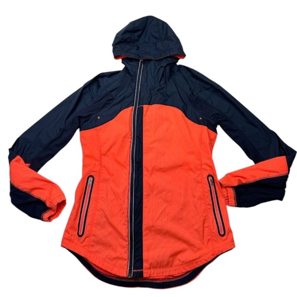 lululemon athletica Women's Jacket - Black and Orange